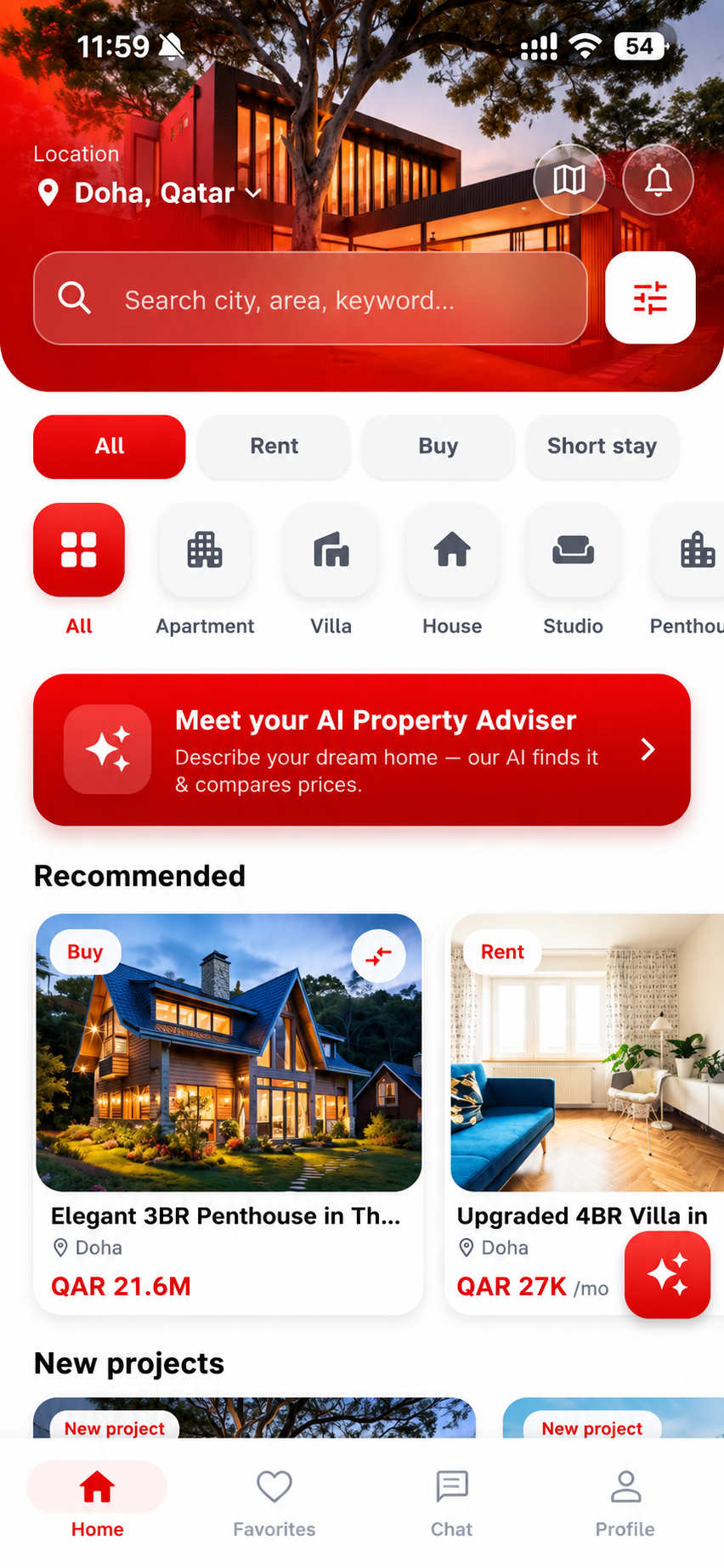 Star Land Real Estate mobile app